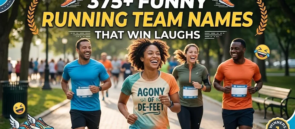 375+ Funny Running Team Names That Win Laughs