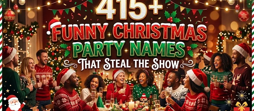 415+Funny Christmas Party Names That Steal the Show