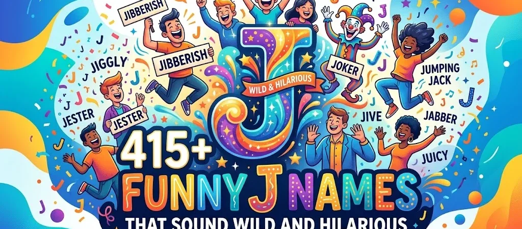 415+Funny J Names That Sound Wild and Hilarious