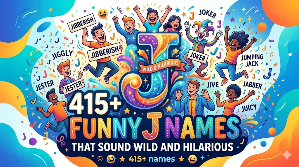 415+Funny J Names That Sound Wild and Hilarious