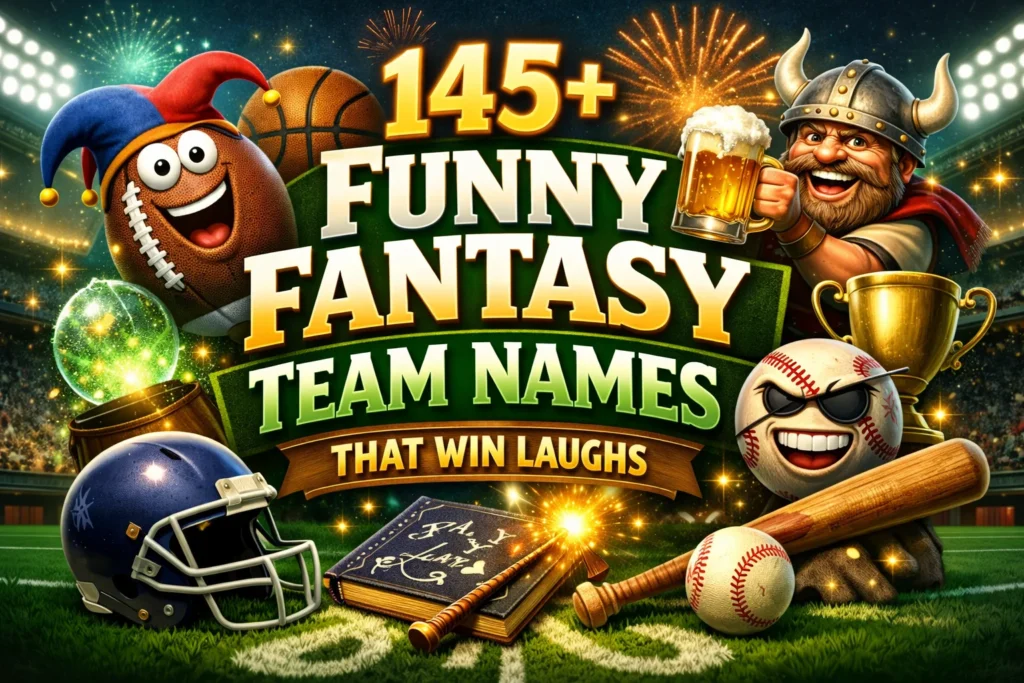 145+Funny Fantasy Team Names That Win Laughs