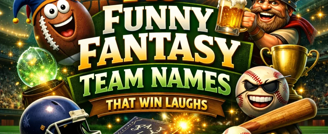 145+Funny Fantasy Team Names That Win Laughs