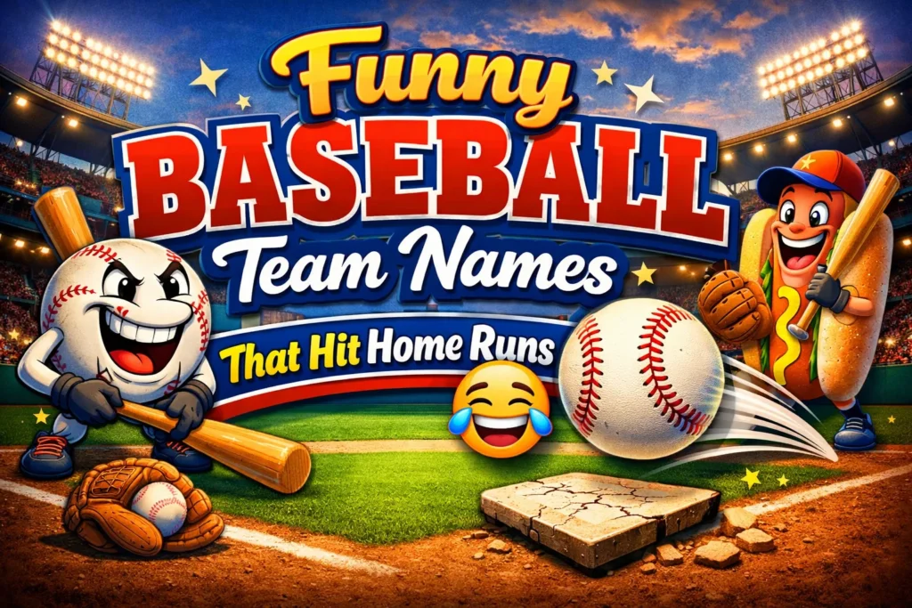 Funny Baseball Team Names That Hit Home Runs ⚾😂