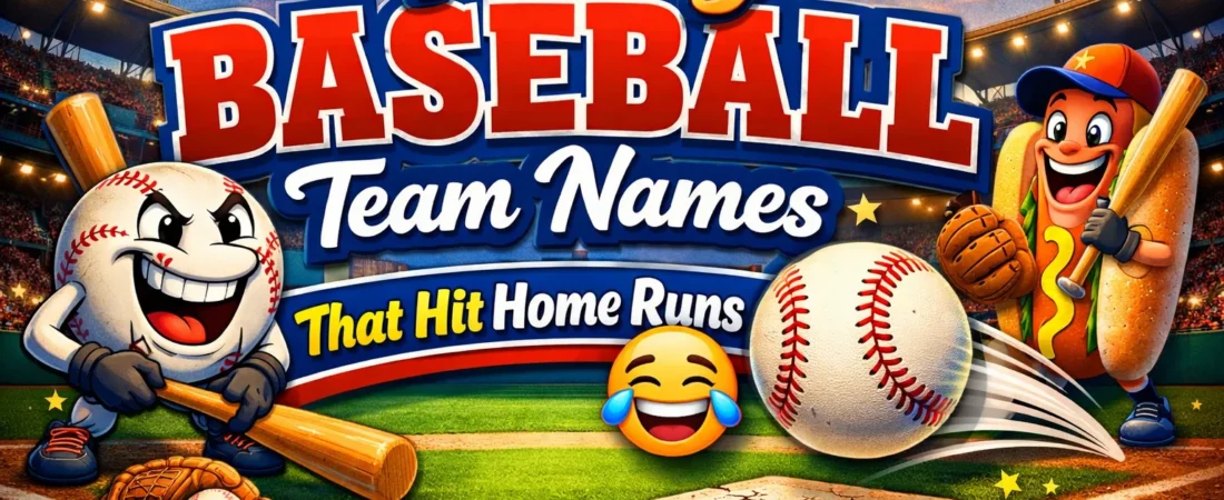 141+Funny Baseball Team Names That Hit Home Runs
