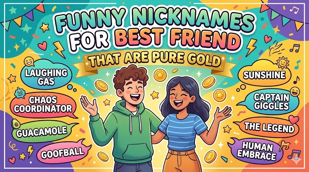 Funny Nicknames for Best Friend