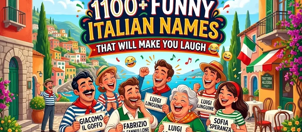 1100+Funny Italian Names That Will Make You Laugh 😂
