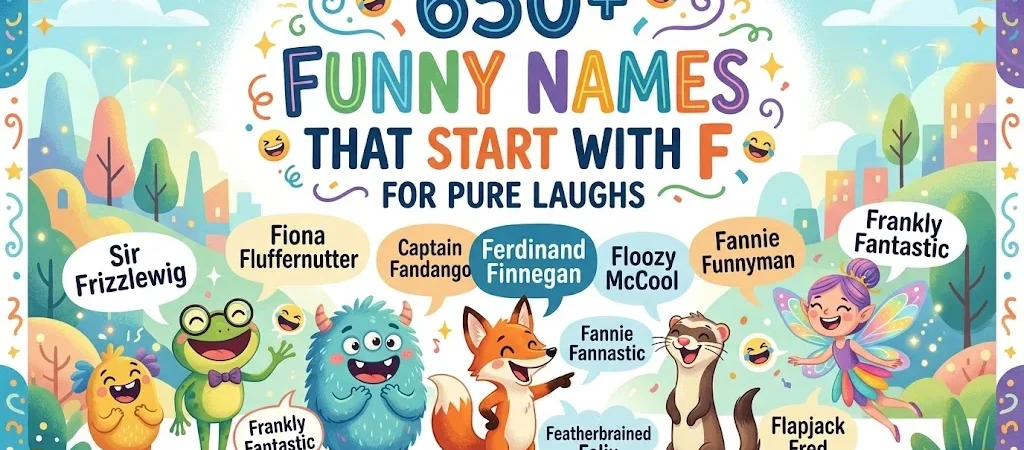 650+Funny Names That Start With F for Pure Laughs