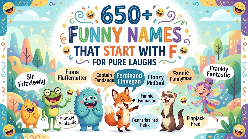 650+Funny Names That Start With F for Pure Laughs