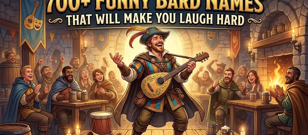 700+Funny Bard Names That Will Make You Laugh Hard