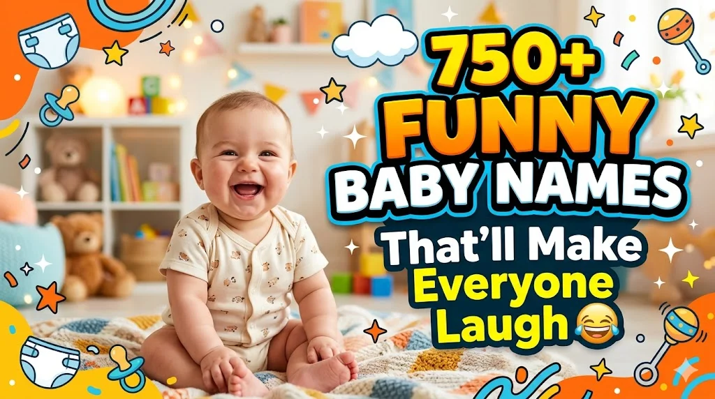 750+Funny Baby Names That’ll Make Everyone Laugh 😂