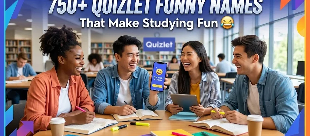 750+Quizlet Names That Make Studying Fun 😂
