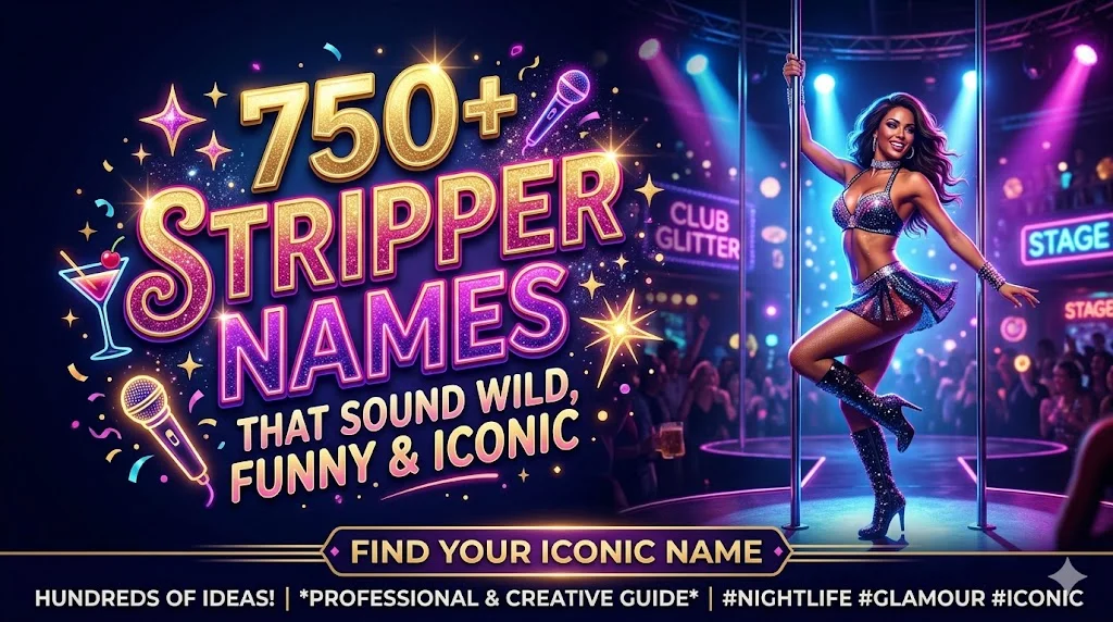 750+Stripper Names That Sound Wild, Funny & Iconic