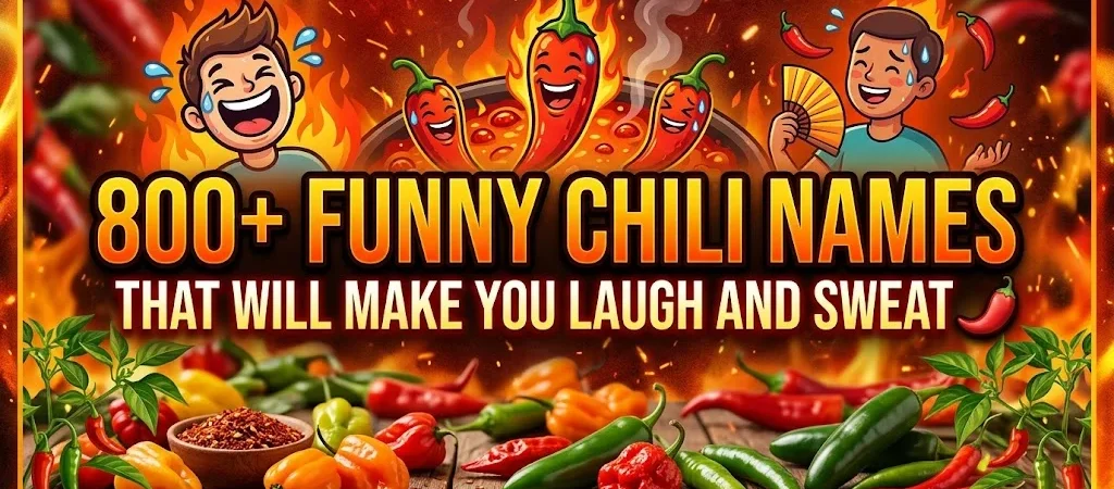 800+Funny Chili Names That Will Make You Laugh and Sweat๐ถ๏ธ