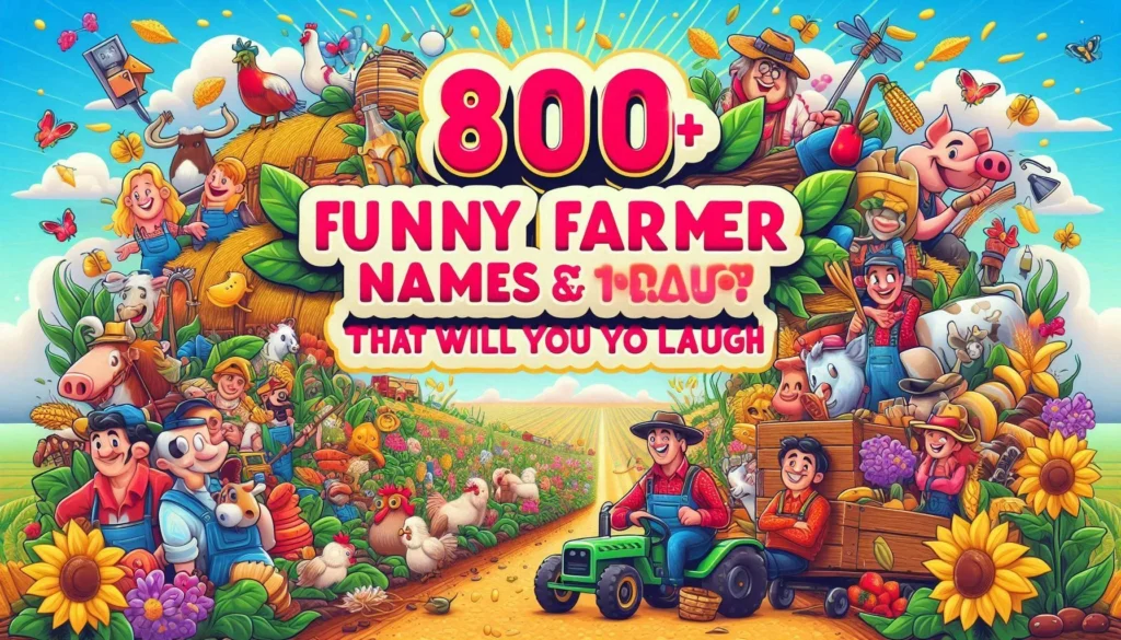 800+Funny Farmer Names That Will Make You Laugh🌾