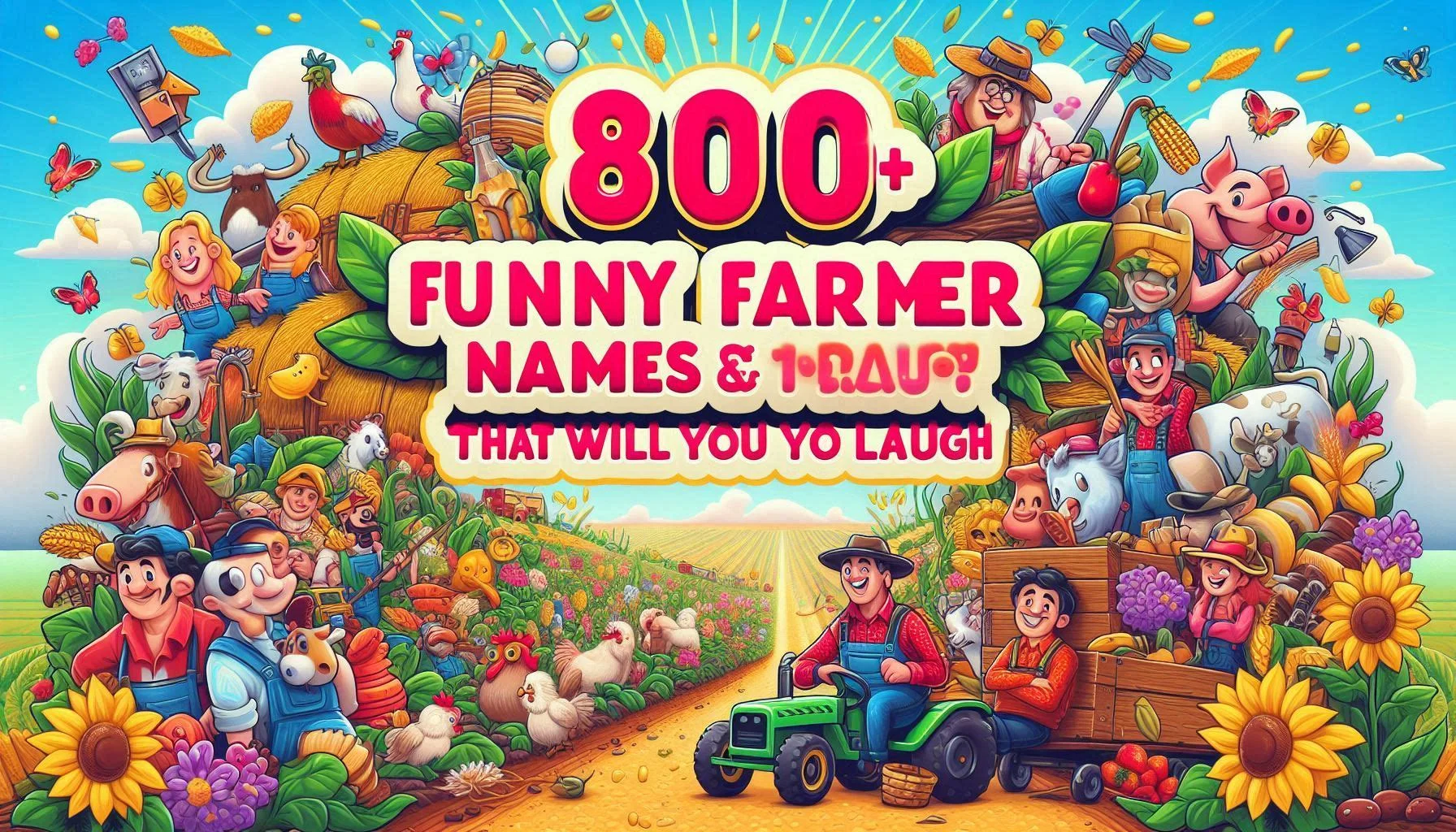 800+Funny Farmer Names That Will Make You Laugh🌾