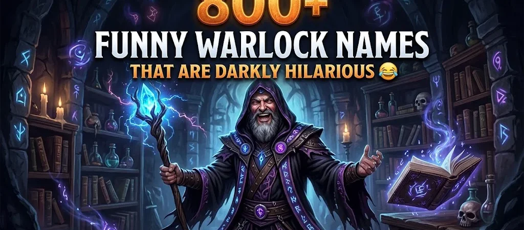 800+Funny Warlock Names That Are Darkly Hilarious π