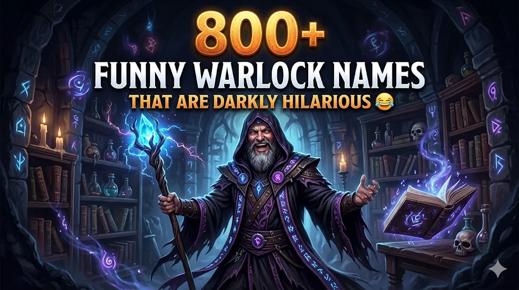800+Funny Warlock Names That Are Darkly Hilarious 😂
