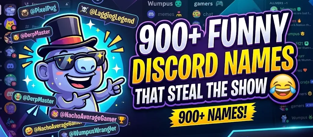 900+Funny Discord Names That Steal the Show ๐