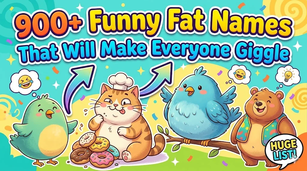 900+Funny Fat Names That Will Make Everyone Giggle