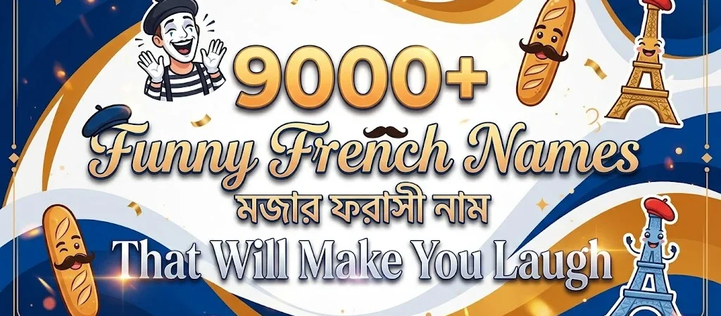 900+Funny French Names That Will Make You Laugh