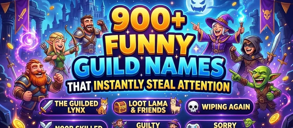 900+Funny Guild Names That Instantly Steal Attention
