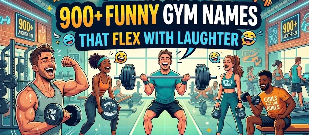 900+Funny Gym Names That Flex With Laughter