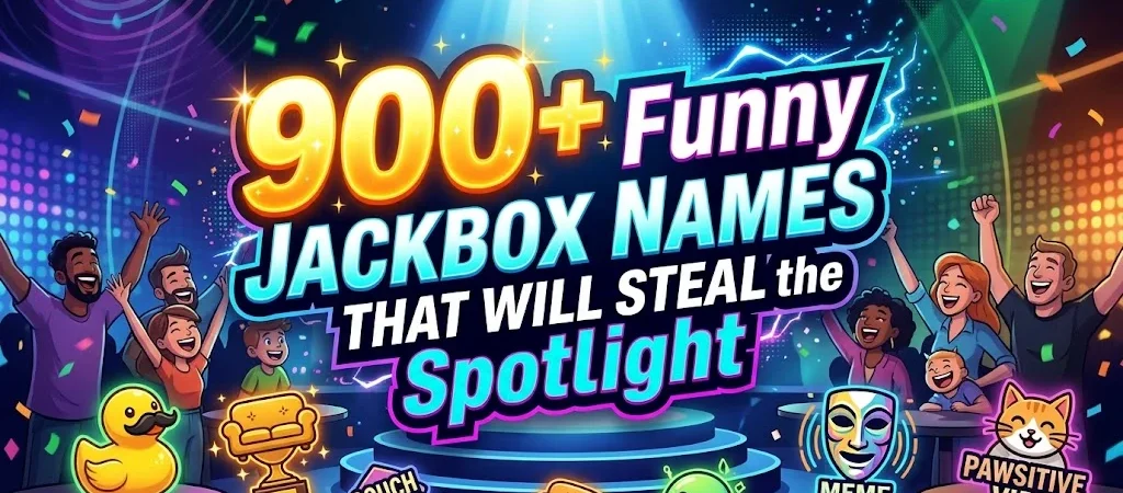 900+Funny Jackbox Names That Will Steal the Spotlight