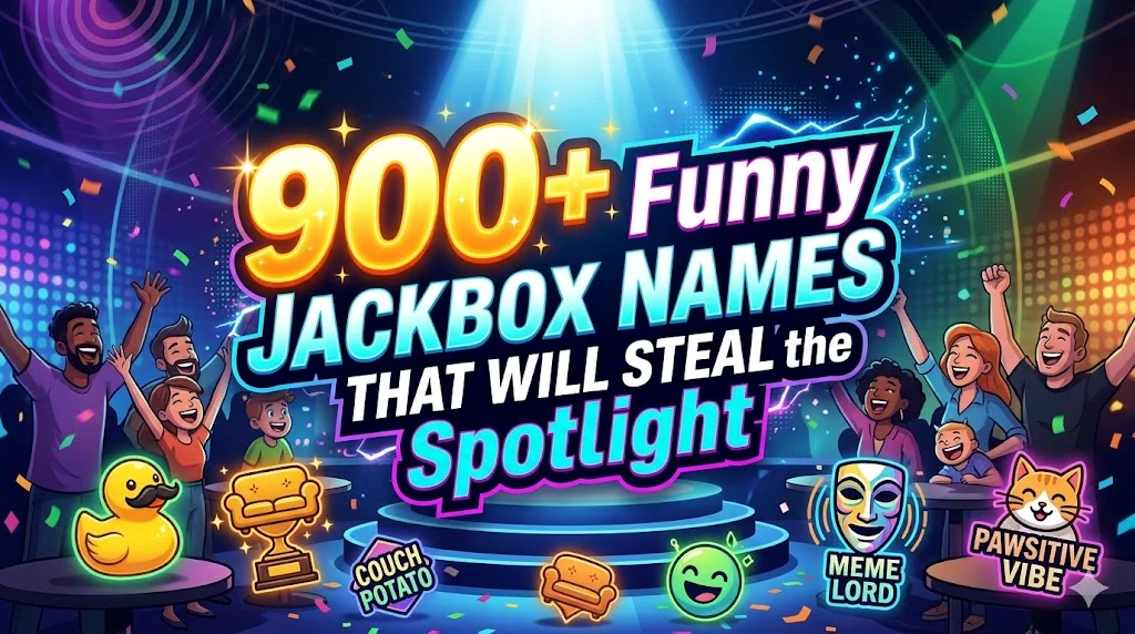 900+Funny Jackbox Names That Will Steal the Spotlight