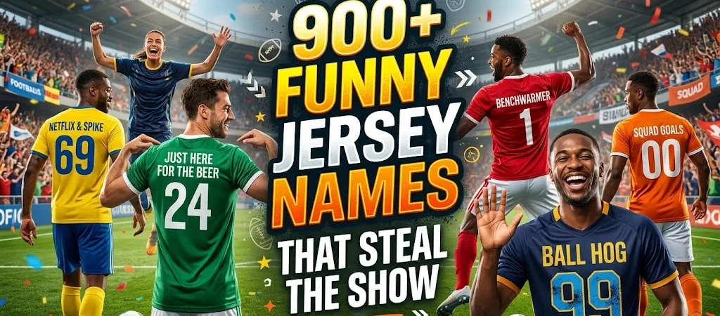 900+Funny Jersey Names That Steal The Show