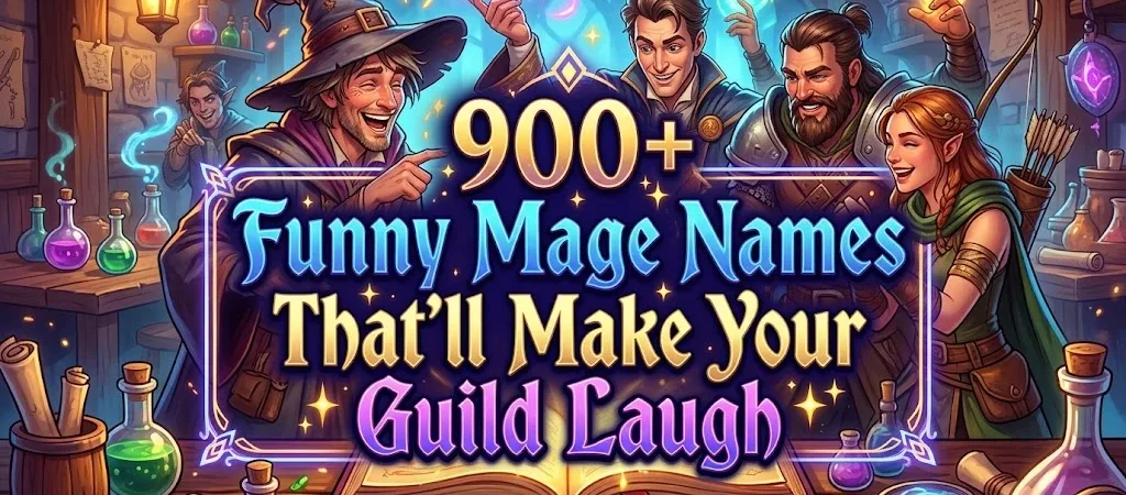 900+Funny Mage Names That’ll Make Your Guild Laugh