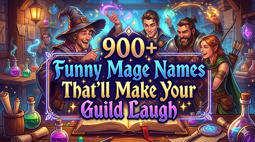 900+Funny Mage Names That’ll Make Your Guild Laugh