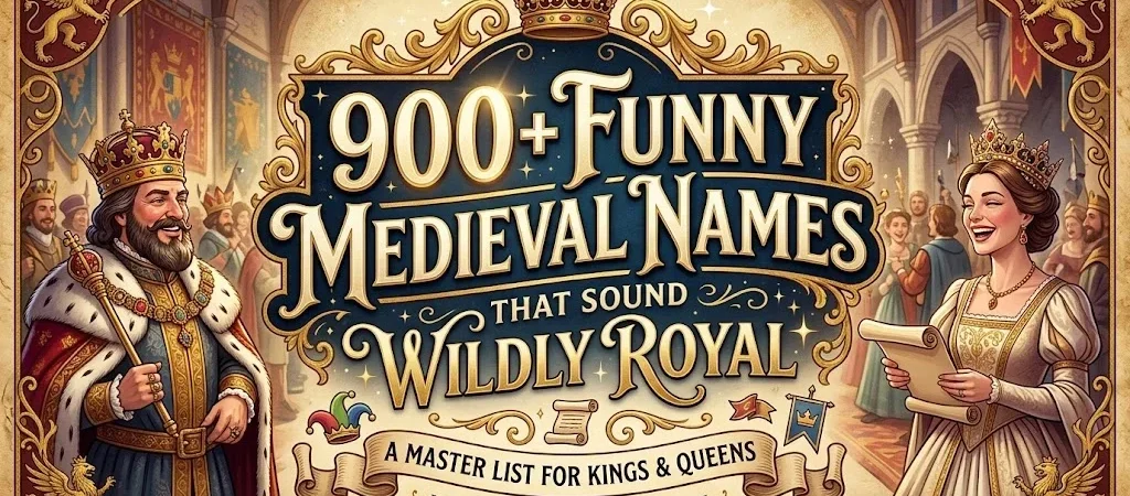 900+Funny Medieval Names That Sound Wildly Royal