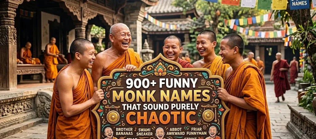 900+Funny Monk Names That Sound Purely Chaotic