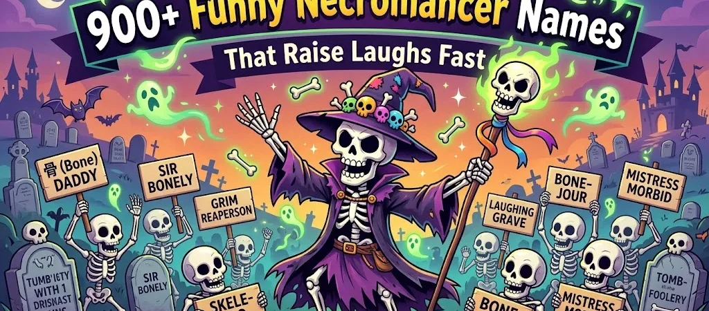 900+Funny Necromancer Names That Raise Laughs Fast