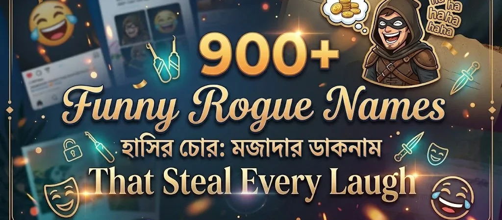 900+Funny Rogue Names That Steal Every Laugh