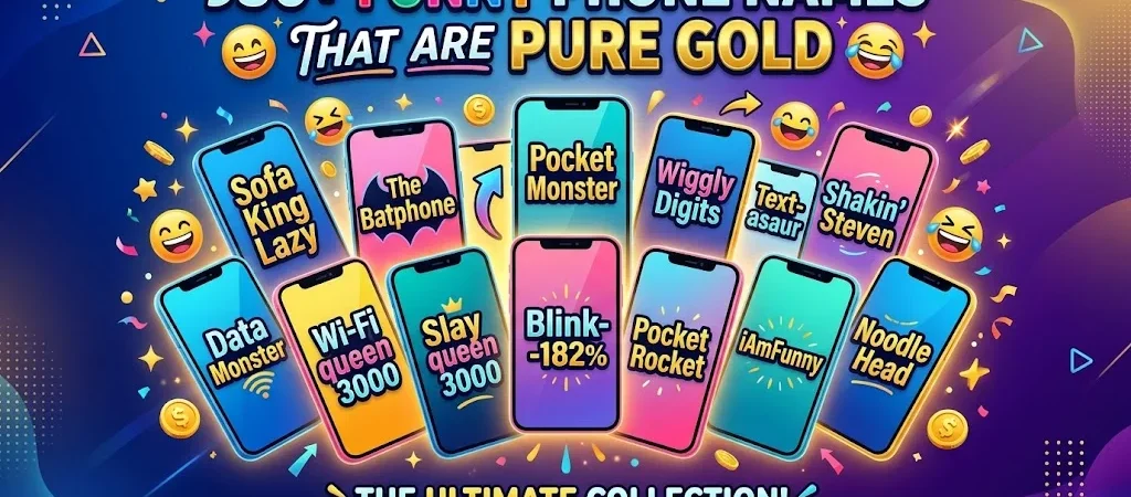 950+Funny Phone Names That Are Pure Gold 😂