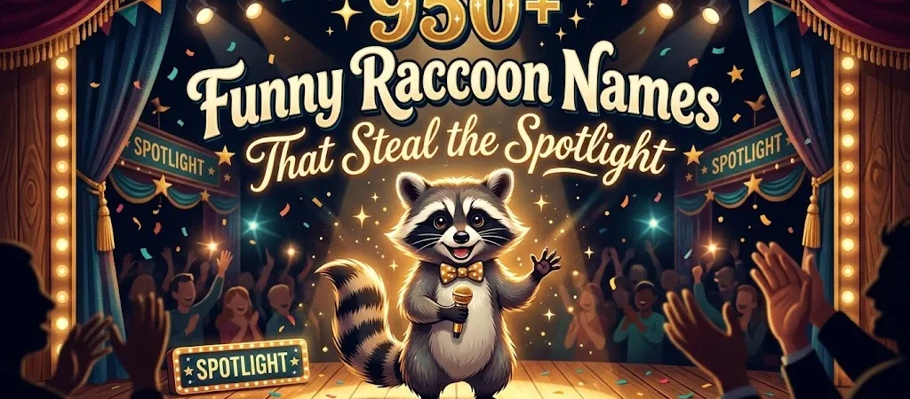 950+Funny Raccoon Names That Steal the Spotlight