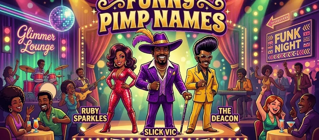 950+Funny Pimp Names That Steal Every Spotlight