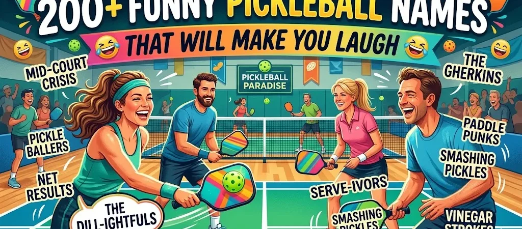 200+Funny Pickleball Names That Will Make You Laugh