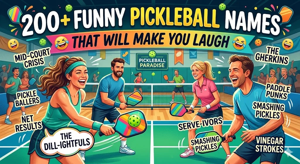 200+Funny Pickleball Names That Will Make You Laugh
