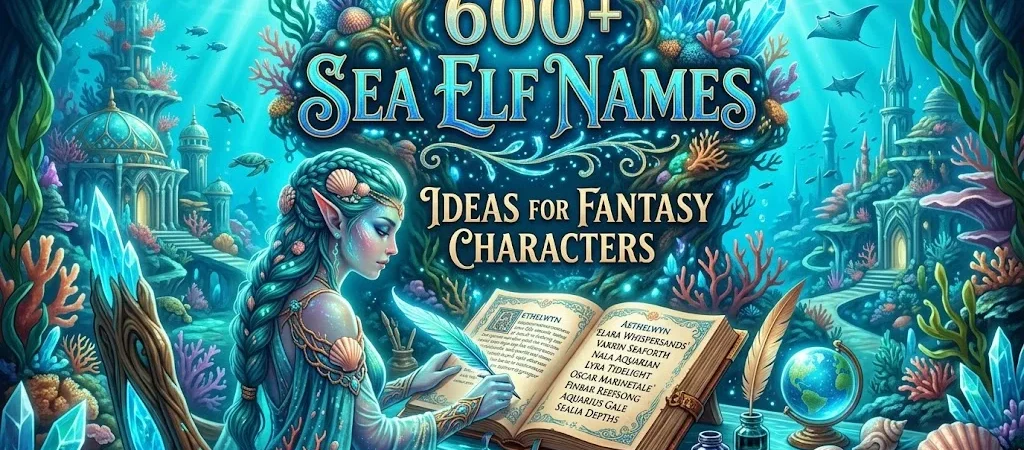 600+ Sea Elf Names Ideas for Fantasy Characters 