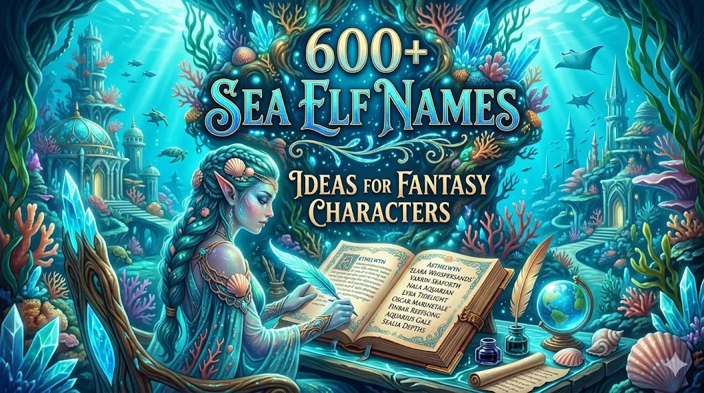 600+ Sea Elf Names Ideas for Fantasy Characters 