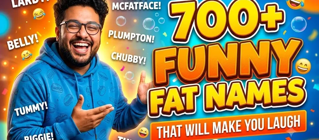 700+ Funny Names For Fat People That Will Make You Laugh