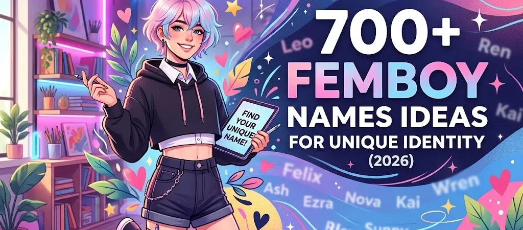 700+Femboy Names Ideas for Unique Identity (2026)