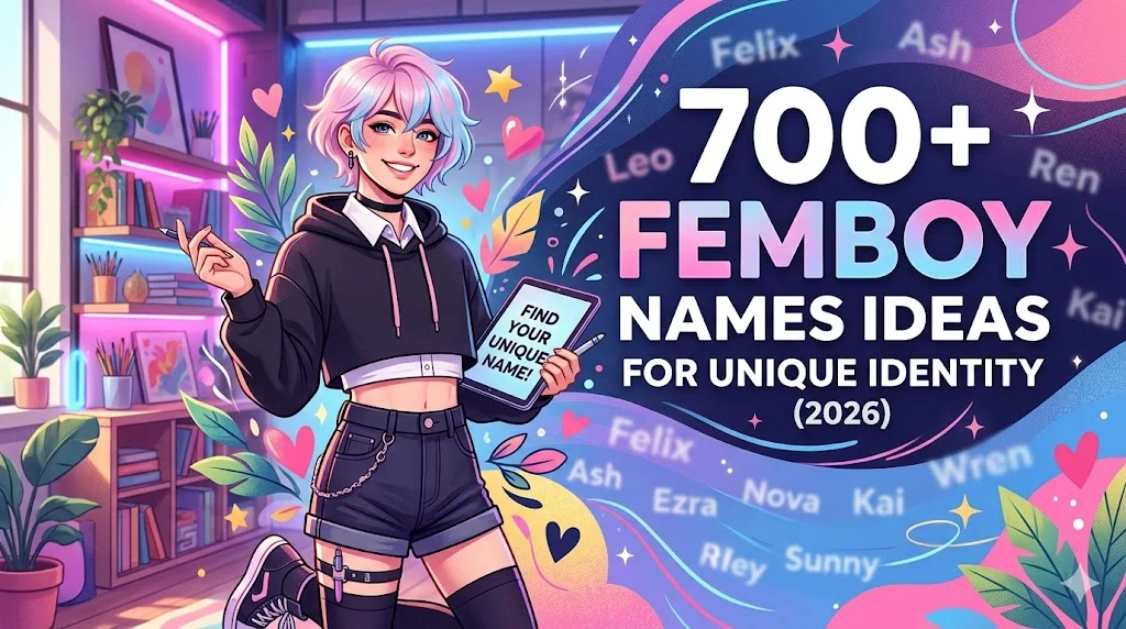 700+Femboy Names Ideas for Unique Identity (2026)