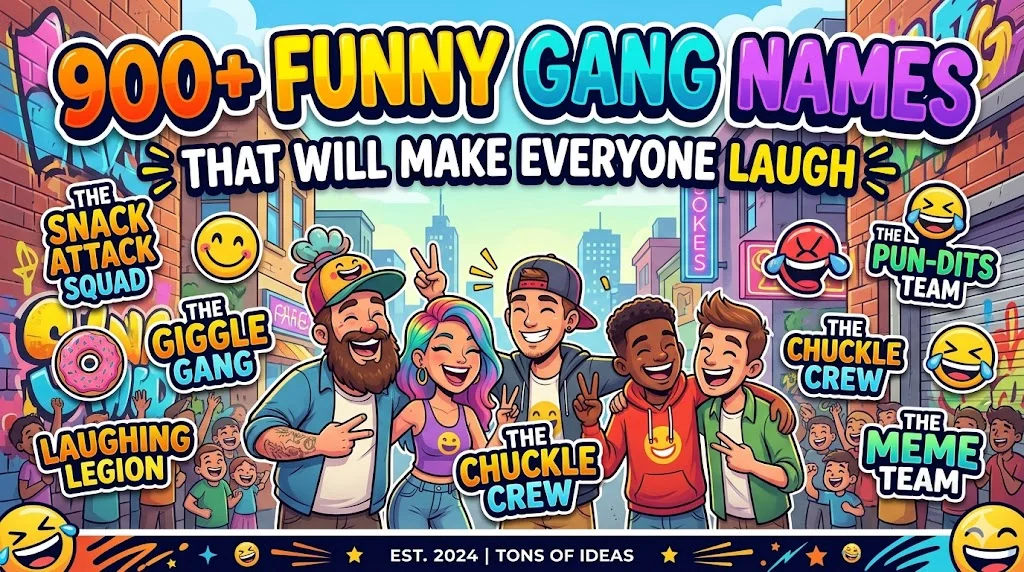 900+ Funny Gang Names That Will Make Everyone Laugh