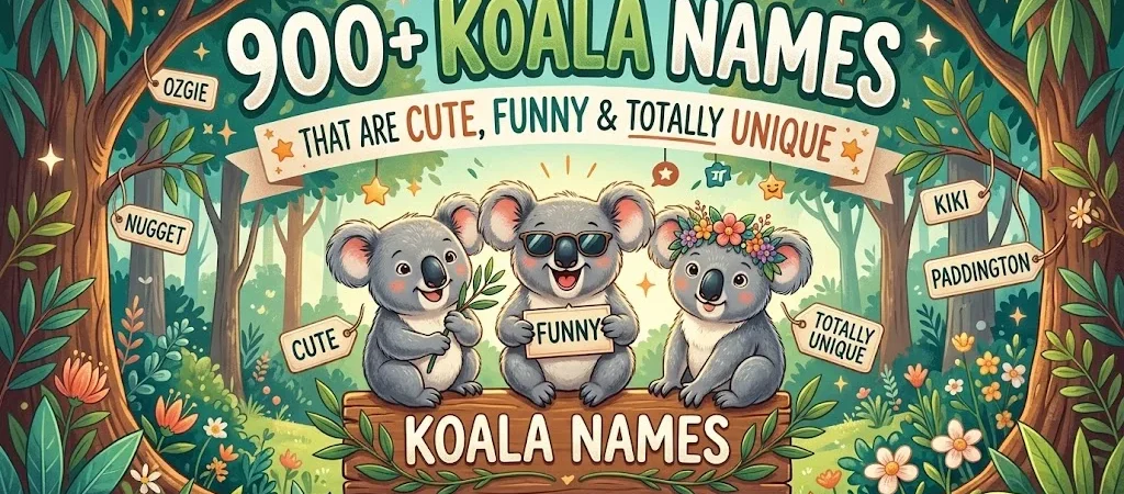 900+ Koala Names That Are Cute, Funny & Totally Unique