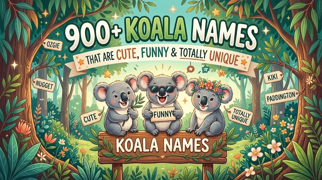 900+ Koala Names That Are Cute, Funny & Totally Unique