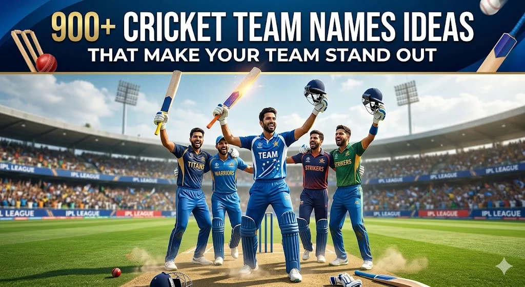 900+Cricket Team Names Ideas That Make Your Team Stand Out