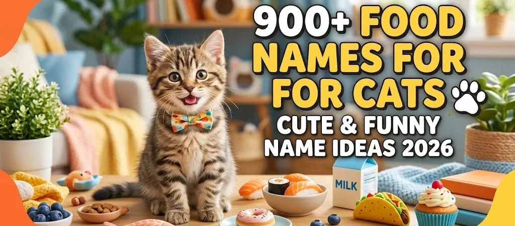 900+Food Names For Cats: Cute & Funny Name Ideas 2026